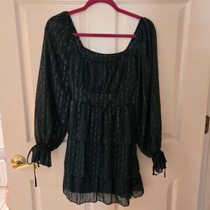 Altar'd State Green Dress XS